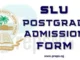 SLU Postgraduate Admission 2026/2027