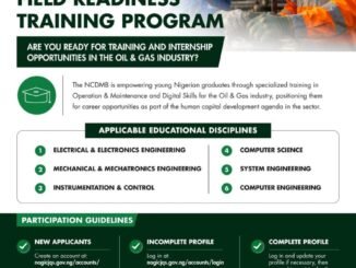 NCDMB Oil and Gas Field Readiness Training Program 2026