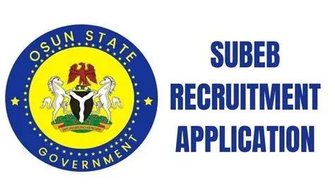 Osun SUBEB Recruitment 2026/2027 Application Form, Portal, Requirements & How to Apply Osun SUBEB Recruitment 2026/2027 Application Form, Portal, Requirements & How to Apply