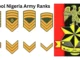 Nigerian Army Ranks and Symbols/Insignia in Nigeria 2026/2027: Full List of Army Ranks Explained